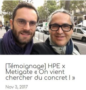 HPE x Metigate témoignage startup